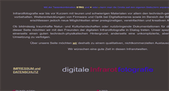 Desktop Screenshot of digitale-infrarotfotografie.de